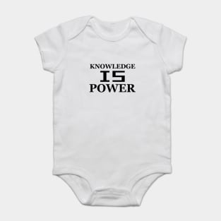 Knowledge is power Baby Bodysuit